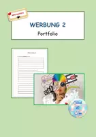 Vorschau - Unterrichtsreihen - Werbung 2 Portfolio Homeschooling + Worddatei - Deckblatt