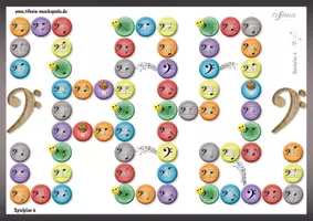 Vorschau - Spiele - tifonia "Noten würfeln" Spielplan 6 - Seite 1