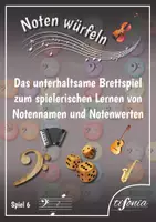 Vorschau - Spiele - tifonia "Noten würfeln" Spielplan 6 - Deckblatt