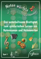 Vorschau - Spiele - tifonia "Noten würfeln" Spielplan 7 - Deckblatt
