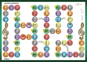 Vorschau - Spiele - tifonia "Noten würfeln" Spielplan 7 - Seite 2