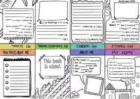 Vorschau - Arbeitsblätter - This book is about me! (Booklet) - Seite 1