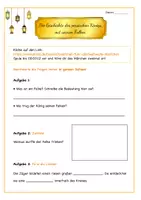 Vorschau - Arbeitsblätter - Märchen - Höraufgabe (Distanzlernen) - Deckblatt