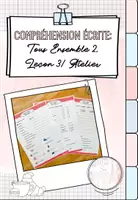 Vorschau - Arbeitsblätter - Lehrwerksmaterial: Quel cinéma! (Leseverstehen/ Wortschatz/ Passé composé/attendre&répondre)) - Deckblatt