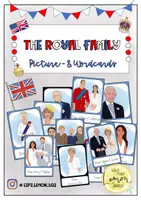 Vorschau - Poster - The Royal Family: Picture- and Wordcards (English Version) - Deckblatt