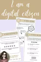 Vorschau - Unterrichtsreihen - Digital Citizen: Booklet/Heft mit Übungen, Challenges und Reflexionsaufgaben - Deckblatt
