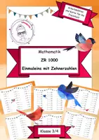 Vorschau - Arbeitsblätter - Einmaleins mit Zehnerzahlen - Deckblatt