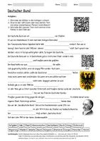 Vorschau - Arbeitsblätter - Arbeitsblätter zum Thema "Deutscher Bund" + Lösung & MP3 + Mindmap + Infografiken - Deckblatt