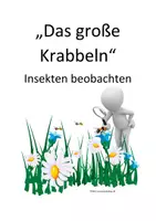 Vorschau - Arbeitsblätter - Insekten beobachten - Deckblatt