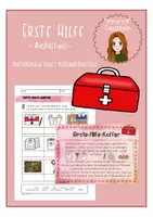 Vorschau - Arbeitsblätter - Erste-Hilfe-Koffer (Verbandskasten) - Deckblatt