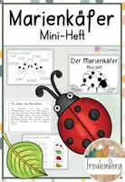 Vorschau - Arbeitsblätter - Mini-Heft Marienkäfer (Körperbau, Nahrung, Entwicklung, ...) - Deckblatt