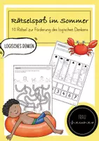 Vorschau - Arbeitsblätter - Rätselspaß Sommer - Deckblatt