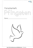 Vorschau - Arbeitsblätter - Pfingsten Forscherheft – Pfingstwunder, Dreifaltigkeit, Bräuche (Grundschule) - Seite 1