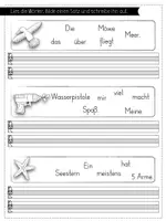 Vorschau - Arbeitsblätter - ☀️Purzelsätze Sätze schreiben Sommer Klasse 1/2 - Seite 2
