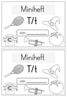 Vorschau - Arbeitsblätter - Buchstabe T/t - Miniheft für die Buchstabeneinführung - Seite 1