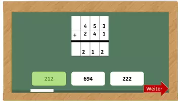 Vorschau - Spiele - Interaktives Tafelbild zum schriftlichen Subtrahieren - Seite 2