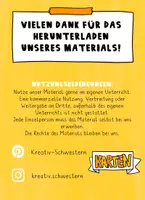 Vorschau - Mal- und Bastelvorlagen - Danke-Karten basteln, Geschenk, Muttertag, Vatertag - Seite 3