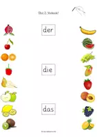 Vorschau - Arbeitsblätter - DaZ-Material zum Wortschatz: "Obst" - Seite 3