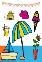 Vorschau - selbst erstellte Cliparts/Grafiken - Cliparts: Sommer - Seite 1