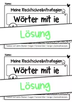 Vorschau - Arbeitsblätter - Wörter mit ie (langes i) - Seite 2