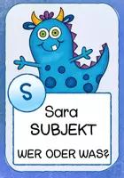 Vorschau - Präsentationen/Tafelbilder - Monster-Satzglieder mit "Harry Potter" I Deutsch 4. Klasse - Seite 1