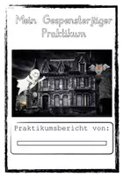 Vorschau - Arbeitsblätter - Gespensterjäger auf eisiger Spur - Fragen zum Text - Deckblatt