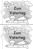 Vorschau - Arbeitsblätter - Vatertag Miniheft | Superheld | Grundschule Kl. 1–2 – Geschenk schreiben & gestalten (Opa & Onkel) - Seite 3