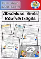 Vorschau - Stundenentwürfe - Abschluss eines Kaufvertrages Wirtschaft und Recht 8 II Lehrplan Plus - Deckblatt