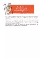 Vorschau - Arbeitsblätter - Gedichte: Auswendiglernen, Vortrag und Feedback - Seite 1