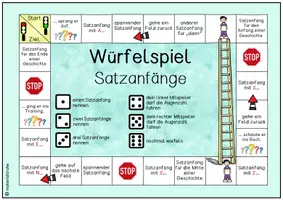 Vorschau - Spiele - Würfelspiel *Satzanfänge* - Seite 1