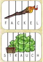 Vorschau - Spiele - Puzzel Steinzeit - Lernwörter - #edukiknaller2021 - Seite 2