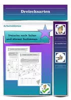 Vorschau - Arbeitsblätter - Dreiecke nach Seiten und Winkel sortieren - Deckblatt
