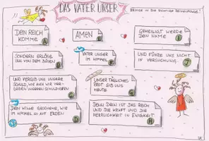 Vorschau - Arbeitsblätter - Rätsel zum Glaubensbekenntnis und Vater unser - Seite 1