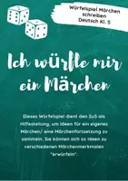 Vorschau - Spiele - Ich würfle mir ein Märchen Würfelspiel Märchenmerkmale erwürfeln - Deckblatt