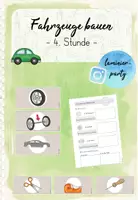 Vorschau - Unterrichtsreihen - Fahrzeuge bauen: 4. Stunde (Kl. 1) - Deckblatt