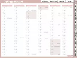 Vorschau - Lehrpläne/Lehrermaterial - MV Digitaler Lehrerkalender 2021/22 alt rosa interaktiv - Seite 3