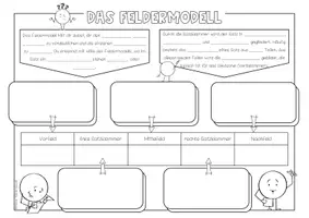 Vorschau - Arbeitsblätter - Das Feldermodell - ppt-Präsentation und Arbeitsblatt - Seite 3