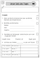 Vorschau - Arbeitsblätter - Starteraufgabe / Rechtschreibübung: Unser Satz des Tages - Seite 3