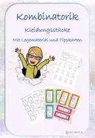 Vorschau - Arbeitsblätter - Kombinatorik - Kleidungsstücke - Deckblatt