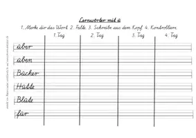 Vorschau - Stationenlernen - Buchstabe Ü - Arbeitsblätter, Spiele - Fibel - SAS - Seite 2