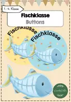 Vorschau - Bildkarten - Fischklasse Buttons - Deckblatt