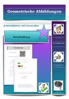 Vorschau - Arbeitsblätter - Verschiebung-geometrische Abbildung mit Lernvideo - Deckblatt