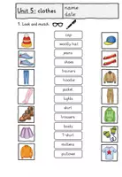 Vorschau - Arbeitsblätter - Clothes (3. Klasse): Vocabulary worksheets / Arbeitsblätter zum Vokabular - Seite 2