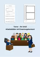 Vorschau - Stundenentwürfe - Arbeitsblätter: Terror - Ihr Urteil mit EWH - Deckblatt