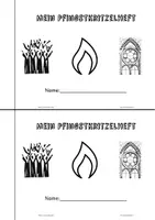 Vorschau - Arbeitsblätter - Differenziertes Pfingstkritzelheft Klasse 3/4 - Seite 1