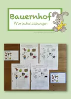 Vorschau - Arbeitsblätter - Wortschatz BAUERNHOF - Deckblatt