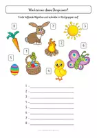Vorschau - Arbeitsblätter - Wortschatz OSTERN - Seite 3