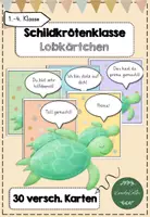 Vorschau - Bildkarten - Schildkrötenklasse 30 Lobkärtchen - Deckblatt