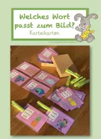 Vorschau - Stationenlernen - Welches Wort passt zum Bild? - Deckblatt