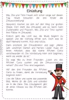 Vorschau - Arbeitsblätter - Lesespaziergang "Im Zirkus" - Seite 3